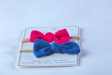 Cargar imagen en el visor de la galería, Mini Bows - Rojo y Azul
